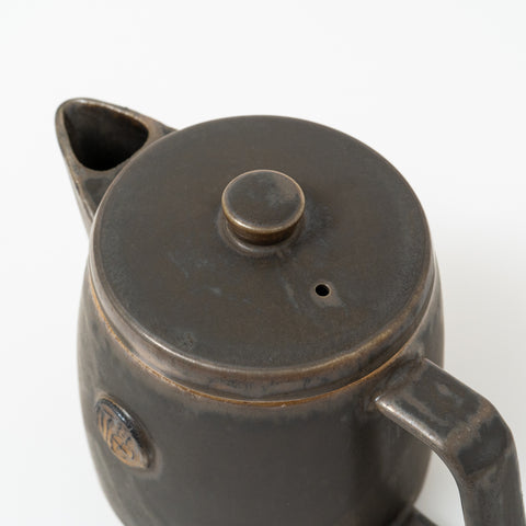 Sanko Ink Flower and Manganese Design Mino Teapot