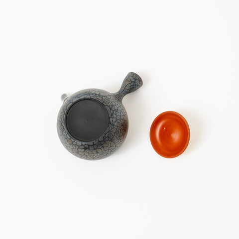 Shoryu Tenmoku Glaze Tokoname Teapot