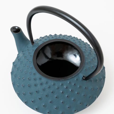 Daman Blue Traditional Dot Pattern Nambu-tekki Teapot