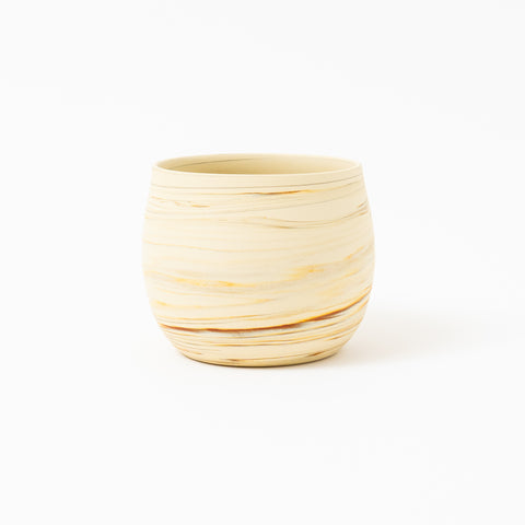 Kenji Plain White Nerikomi Tokoname Mug Cup