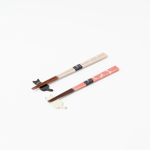 Days with Cat Wakasa Lacquerware Chopstick Set For Two