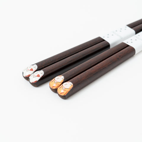 Days with Cat Wakasa Lacquerware Chopstick Set For Two