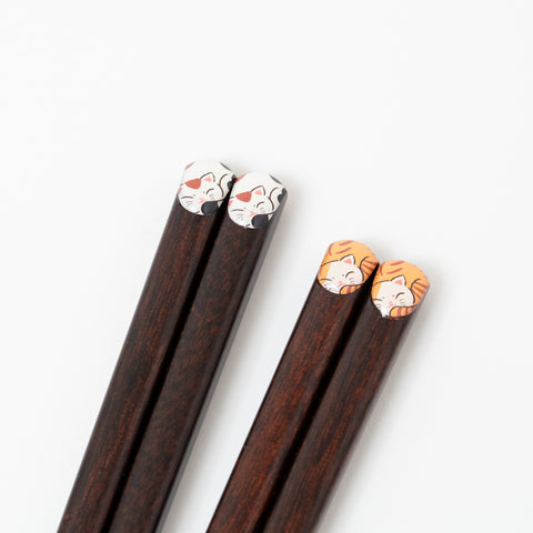 Days with Cat Wakasa Lacquerware Chopstick Set For Two