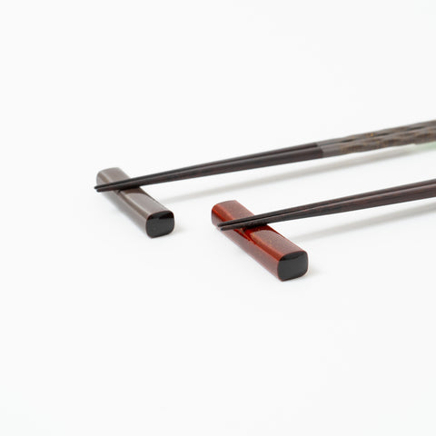 Tin and Red Layered Wakasa Lacquerware Chopstick Set