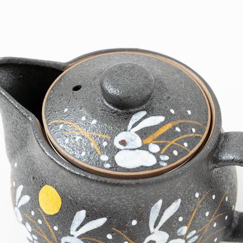 Moon Rabbits Kutani Teapot