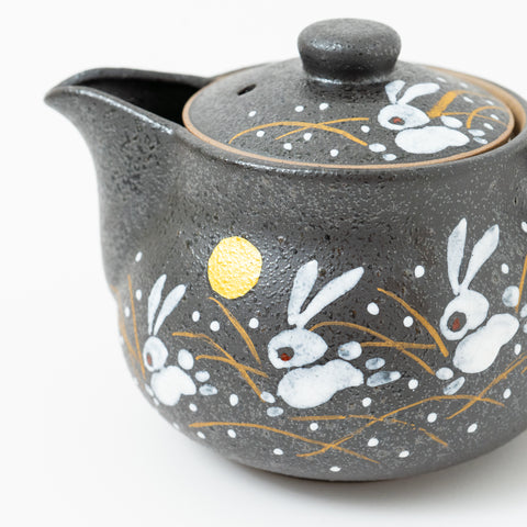 Moon Rabbits Kutani Teapot