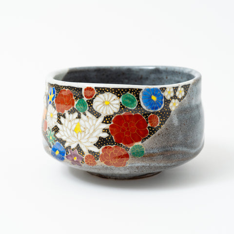 Full of Flowers Kutani Teacup