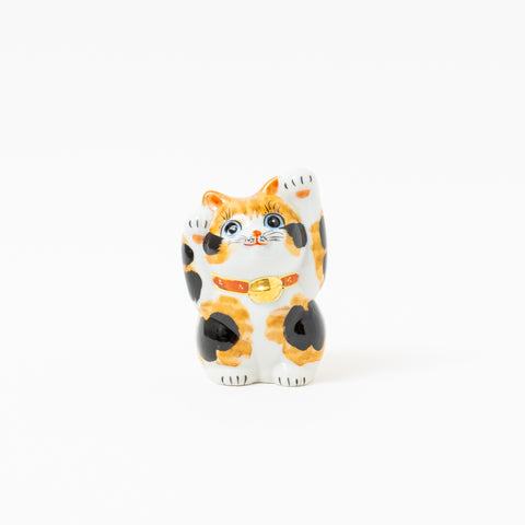 Trihaired Lucky Cat Kutani Ornament