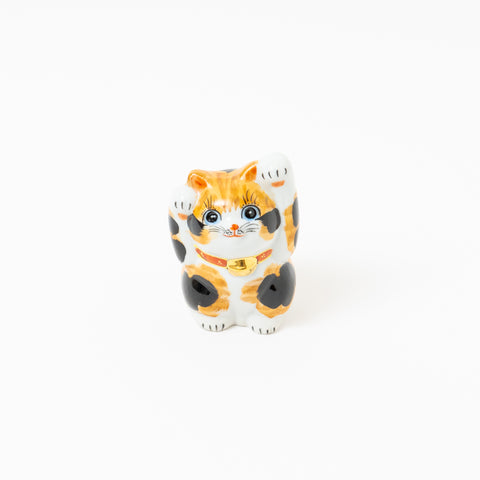 Trihaired Lucky Cat Kutani Ornament