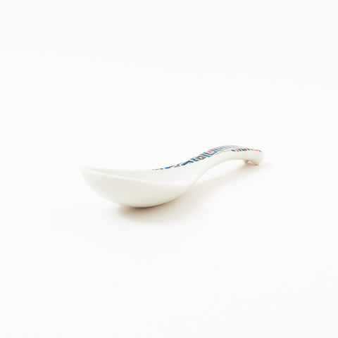 Seikou Kiln Iroe Traditional Pattern Kutani Spoon