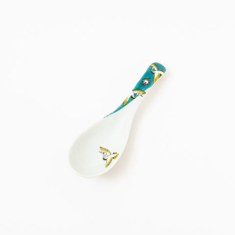 Seikou Kiln Iroe Traditional Pattern Kutani Spoon