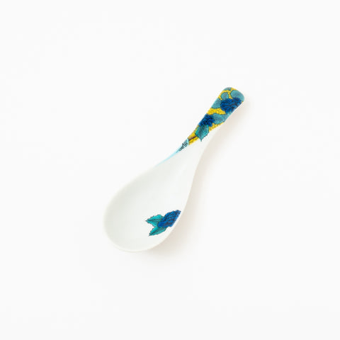 Seikou Kiln Iroe Traditional Pattern Kutani Spoon