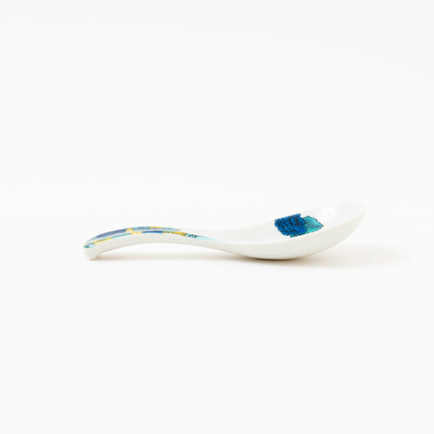 Seikou Kiln Iroe Traditional Pattern Kutani Spoon