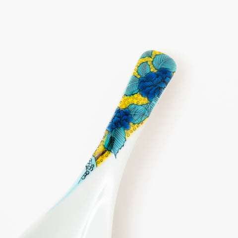 Seikou Kiln Iroe Traditional Pattern Kutani Spoon