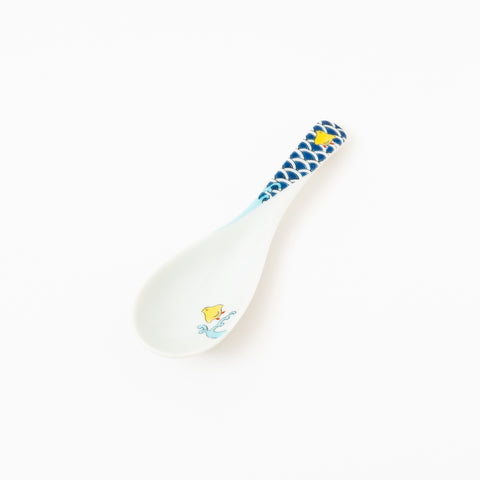 Seikou Kiln Iroe Traditional Pattern Kutani Spoon