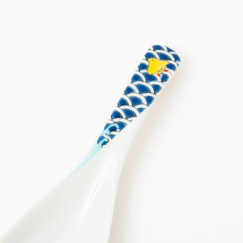 Seikou Kiln Iroe Traditional Pattern Kutani Spoon