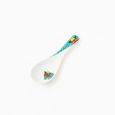 Seikou Kiln Iroe Traditional Pattern Kutani Spoon