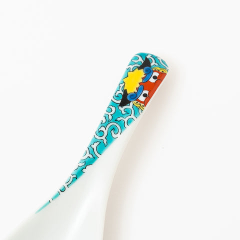 Seikou Kiln Iroe Traditional Pattern Kutani Spoon