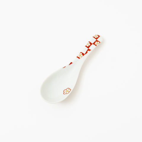 Seikou Kiln Iroe Traditional Pattern Kutani Spoon