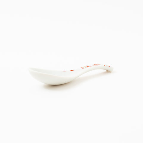 Seikou Kiln Iroe Traditional Pattern Kutani Spoon