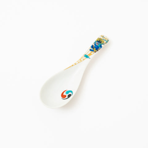 Seikou Kiln Iroe Traditional Pattern Kutani Spoon