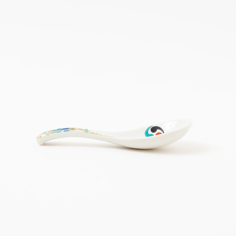 Seikou Kiln Iroe Traditional Pattern Kutani Spoon