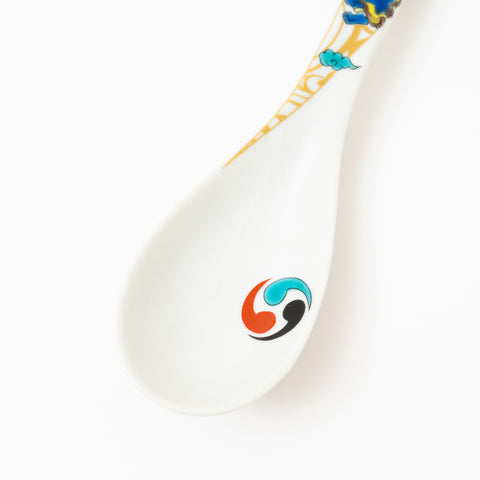 Seikou Kiln Iroe Traditional Pattern Kutani Spoon