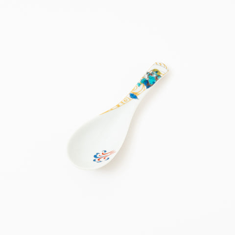 Seikou Kiln Iroe Traditional Pattern Kutani Spoon