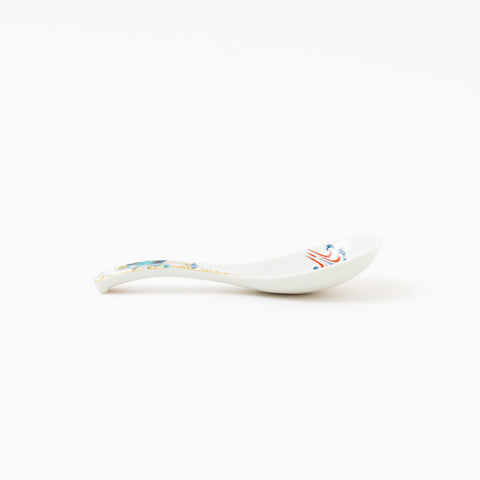 Seikou Kiln Iroe Traditional Pattern Kutani Spoon