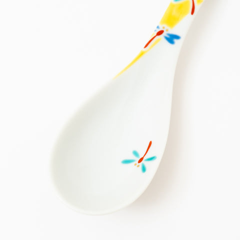 Seikou Kiln Iroe Traditional Pattern Kutani Spoon