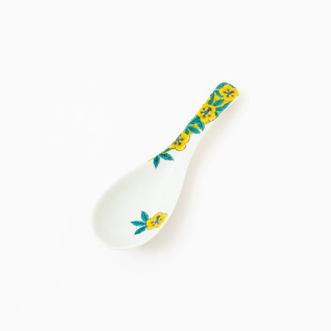 Seikou Kiln Iroe Traditional Pattern Kutani Spoon