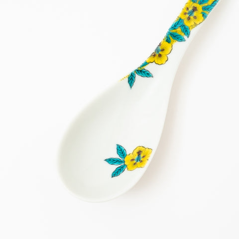 Seikou Kiln Iroe Traditional Pattern Kutani Spoon