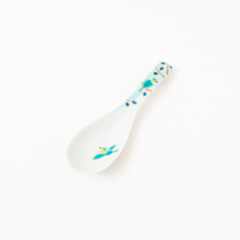 Seikou Kiln Iroe Traditional Pattern Kutani Spoon