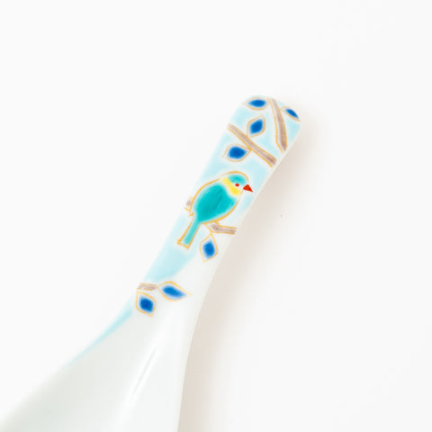 Seikou Kiln Iroe Traditional Pattern Kutani Spoon