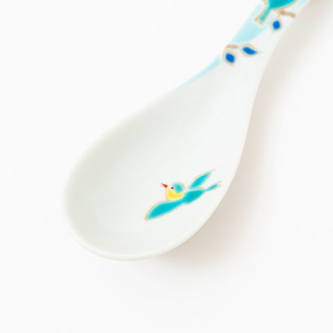 Seikou Kiln Iroe Traditional Pattern Kutani Spoon