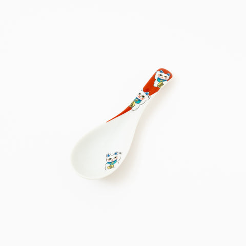 Seikou Kiln Iroe Traditional Pattern Kutani Spoon