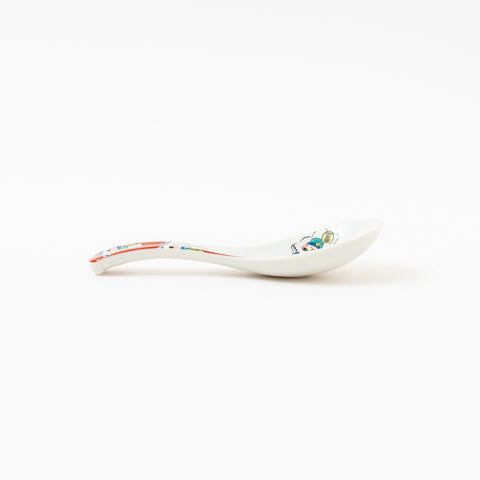 Seikou Kiln Iroe Traditional Pattern Kutani Spoon