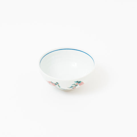 Japanese Bellflower Kutani Rice Bowl