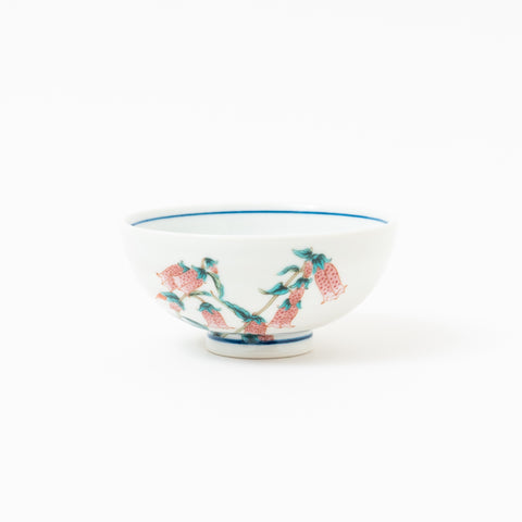 Japanese Bellflower Kutani Rice Bowl