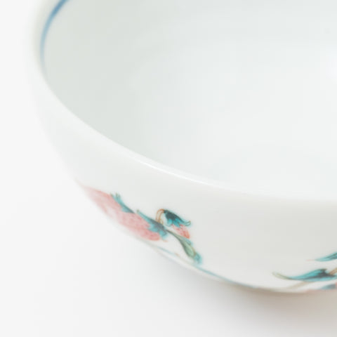 Japanese Bellflower Kutani Rice Bowl