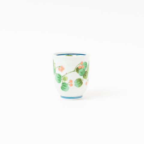 Japanese Greenbrier Stylish Kutani Teacup