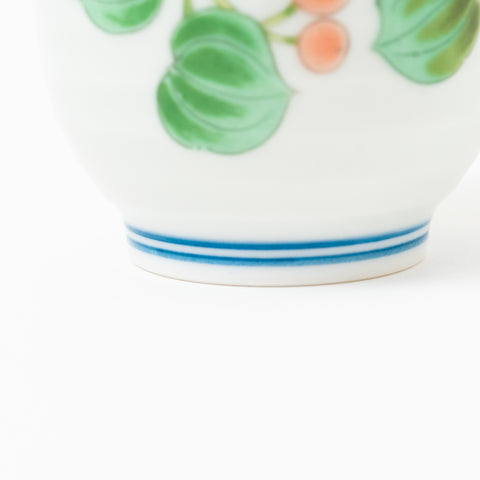 Japanese Greenbrier Stylish Kutani Teacup