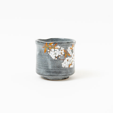 Bird on Mountain Cherry Tree Kutani Teacup