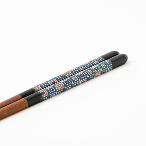 Seiko Kiln Kutani Iroe Traditional Pattern Wakasa Lacquerware Chopstick