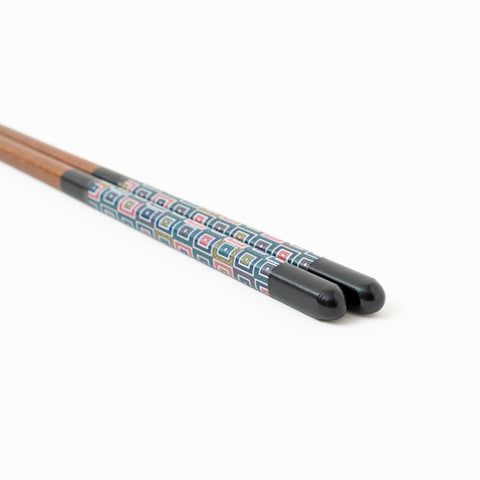 Seiko Kiln Kutani Iroe Traditional Pattern Wakasa Lacquerware Chopstick