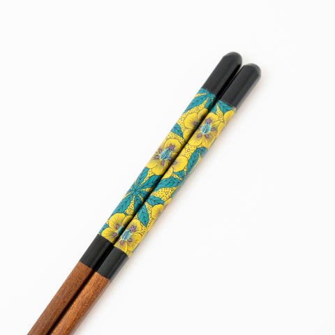 Seiko Kiln Kutani Iroe Traditional Pattern Wakasa Lacquerware Chopstick