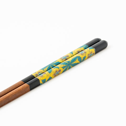 Seiko Kiln Kutani Iroe Traditional Pattern Wakasa Lacquerware Chopstick