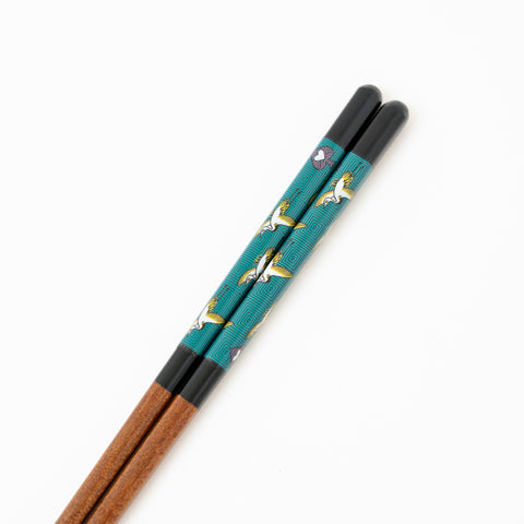 Seiko Kiln Kutani Iroe Traditional Pattern Wakasa Lacquerware Chopstick