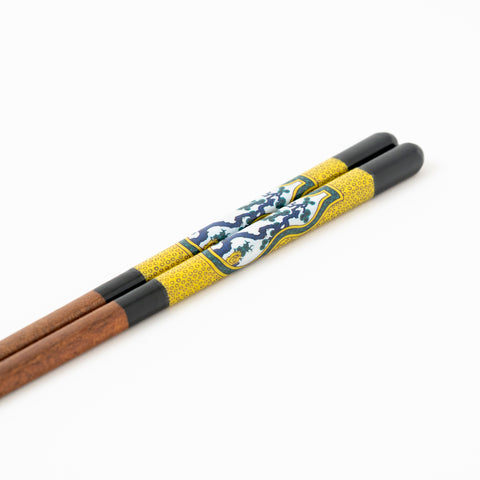 Seiko Kiln Kutani Iroe Traditional Pattern Wakasa Lacquerware Chopstick