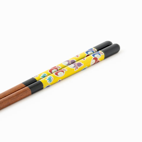 Seiko Kiln Kutani Iroe Traditional Pattern Wakasa Lacquerware Chopstick